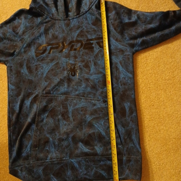 Spyder Youth Boy Hooded Sweatershirt Jacket M Fleece Lined (FL) - Picture 9 of 9